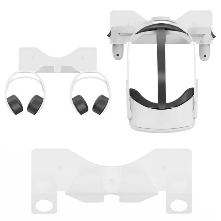 Wall Mount Holder Storage Bracket For Meta Quest3/Oculus quest2 VR Glasses Controller Accessories Stand Holder