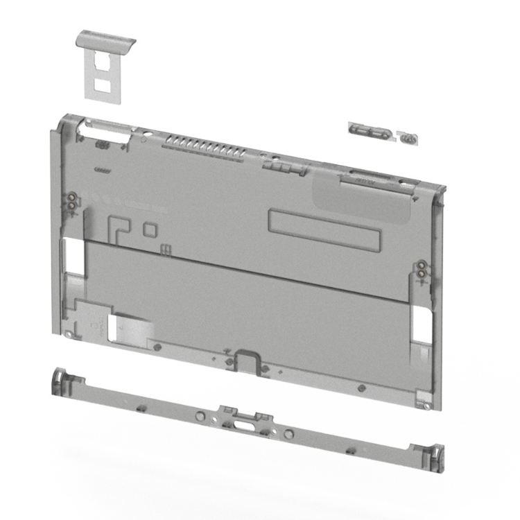 game console accessories modification transparent frosted shell+bracket for Nintendo Switch OLED shell replacement