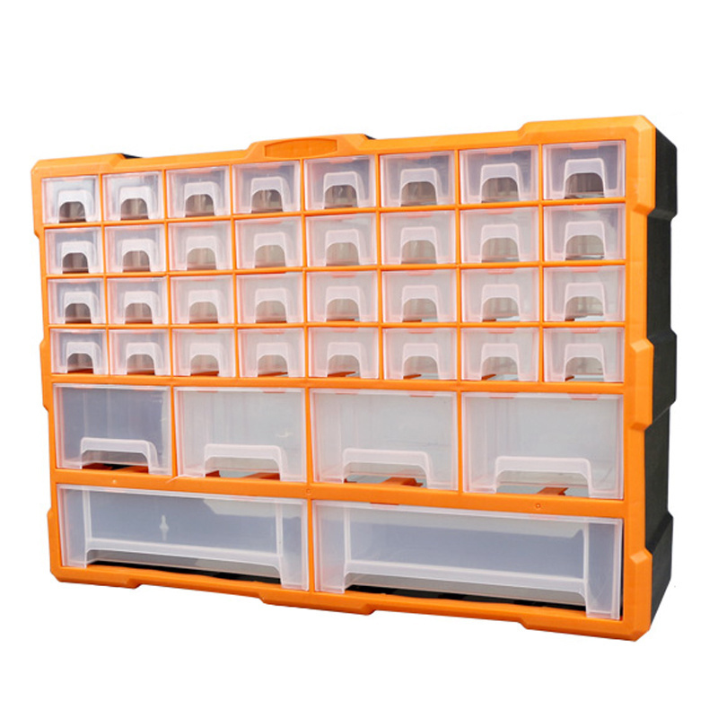 2021 new pp material high quality wall mount 64 drawer plastic parts storage hardware and craft cabinet