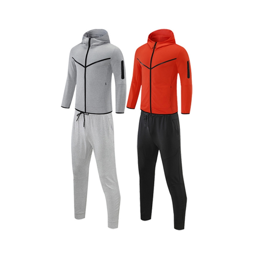 Designer Clothes Men's Sets Training Wear OEM Custom Logo Tracksuit for Urban Fitness Enthusiasts Sweatpants And Hoodie Set