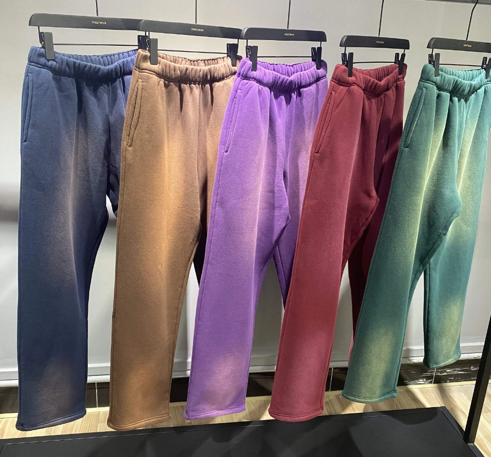 Wholesale clothing Designer Custom Luxury French Terry Sweatpants Men Track Pants