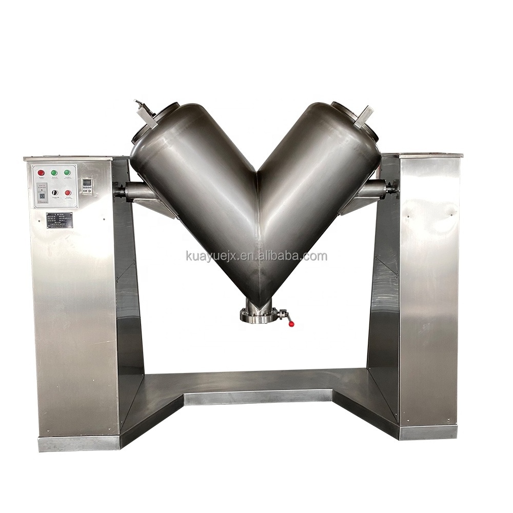 V stainless steel 304 316 fertilizer grain tea powder mixer mixing machine price