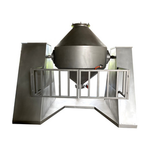 40 degree food drying double cone paddle mixing rotary drum vacuum chamber tumble dryer mixer