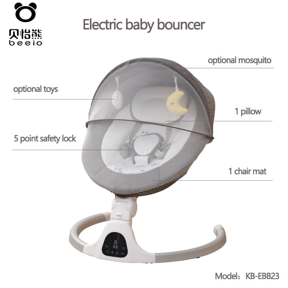 Original Source 0-12 Months Baby Rocker Bouncer Swing Chair Indoor Dining Newborn Gift Auto Durable Electric Swing for Baby