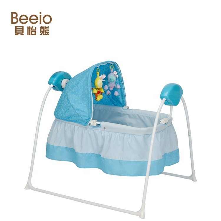 Most New Design Infant Bed Kids Electric Rocking Chair New Smart Swing Bed Baby Electric Cradle Crib Modern Baby Cribs 100 Piece