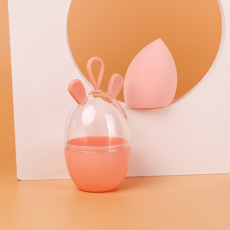 Cute pet Makeup Egg Wholesale Makeup Hanging Box Wet makeup sponge blender case sponge storage