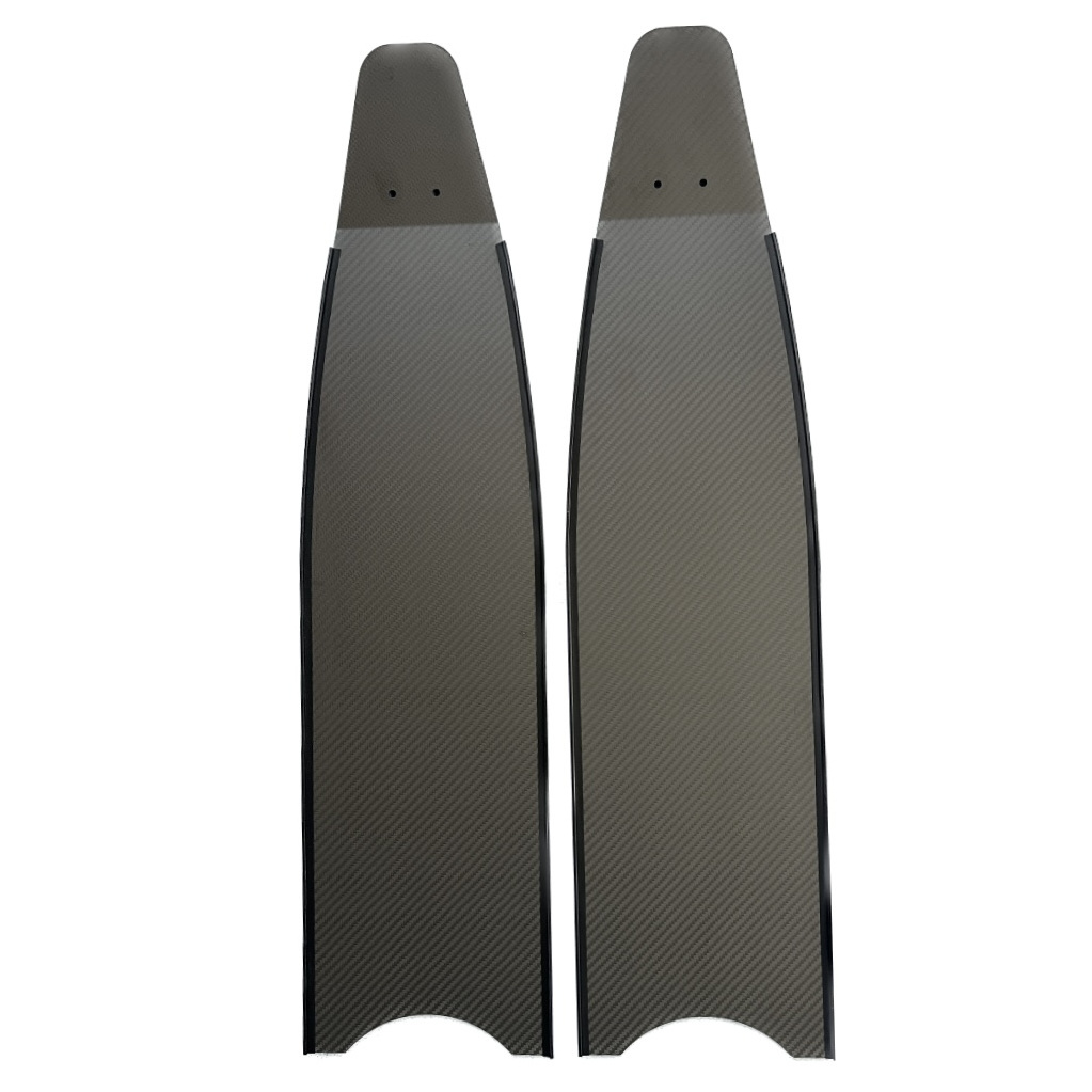 KUBO Carbon fiber free diving long swimming freediving fins fibre blade foot pocket for scuba diving fins  spearfishing fins