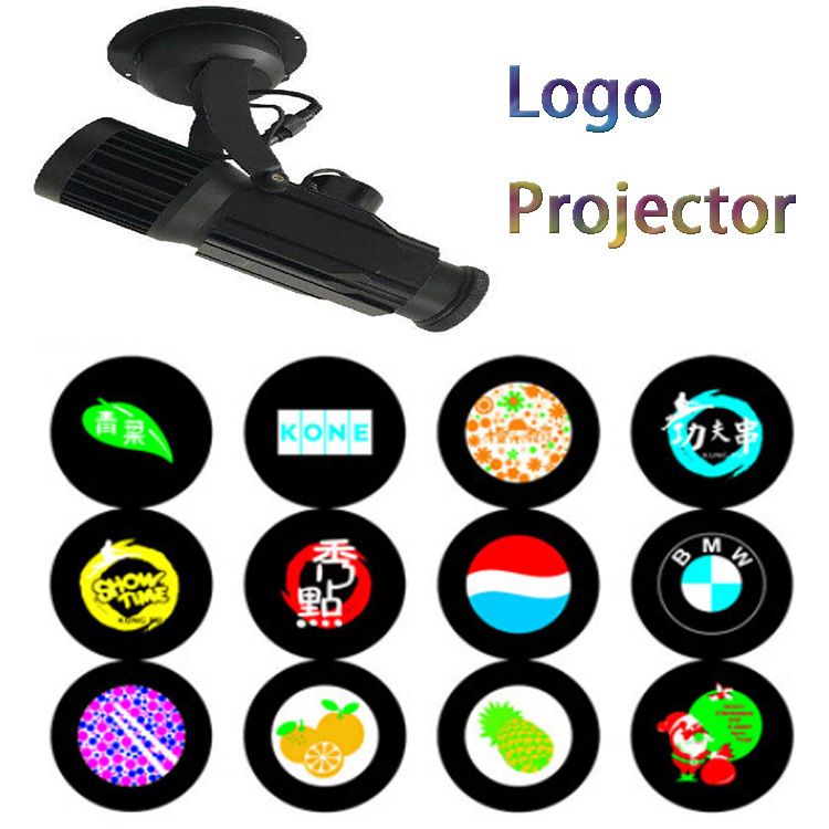 80w 150w 240w Custom gobo led logo projector 4 image optical lenses gobo