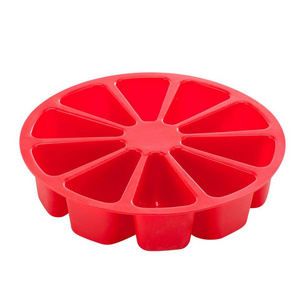 8 Cavity Flower Bakeware Silicone Mold DIY Baking Pastry Tools Cake Mould Oven Bread Pizza Jelly Cupcake Mold