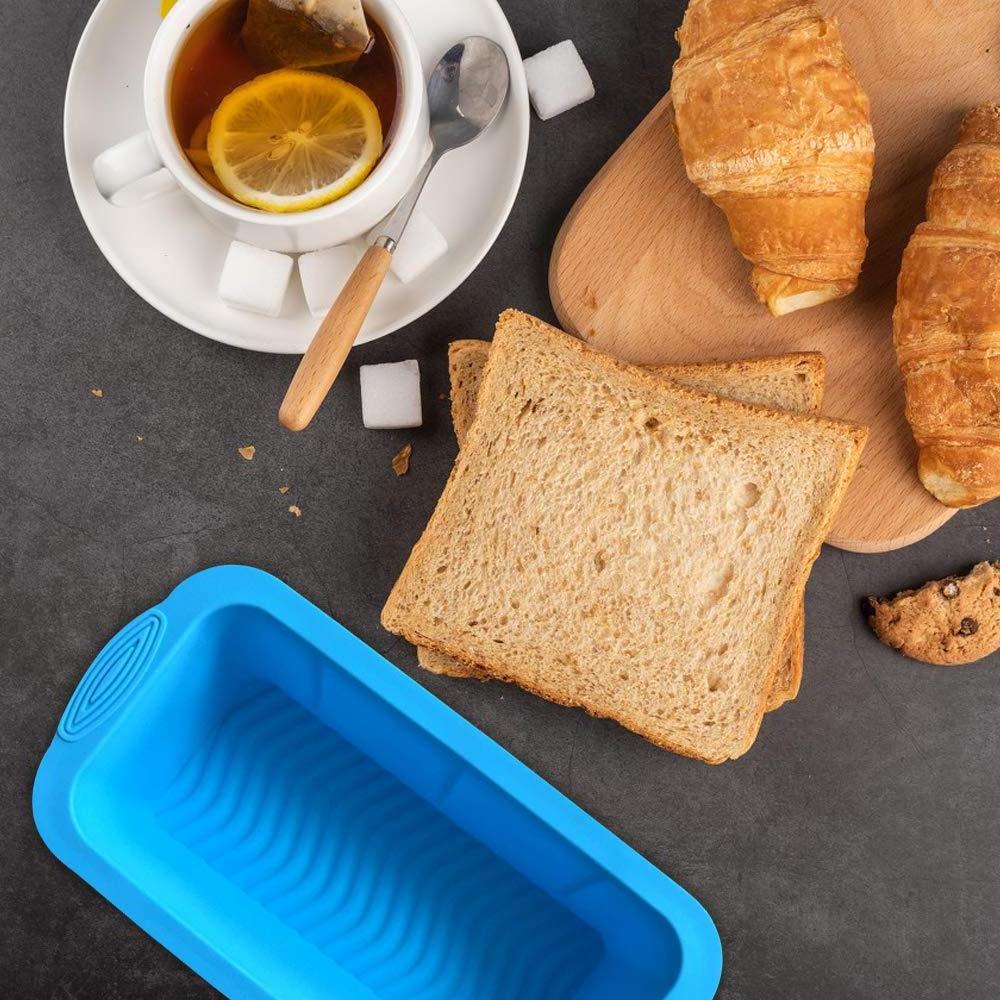 High quality Top selling Non Stick French silicone bread pan Loaf Pan Bread Crisping Tray Muffin Trays for Cakes