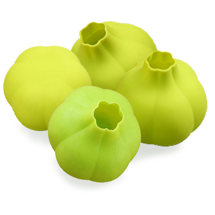 Silicone Garlic Peeler Kitchen Green Useful Odor Free Tool Ginger Skin Remover Roller Easy Quick for Peeling