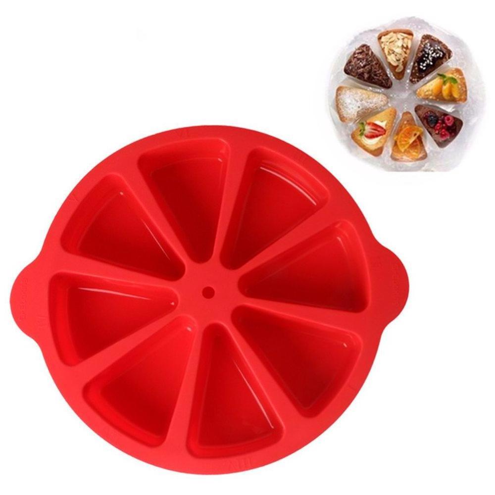 8 Cavity Flower Bakeware Silicone Mold DIY Baking Pastry Tools Cake Mould Oven Bread Pizza Jelly Cupcake Mold