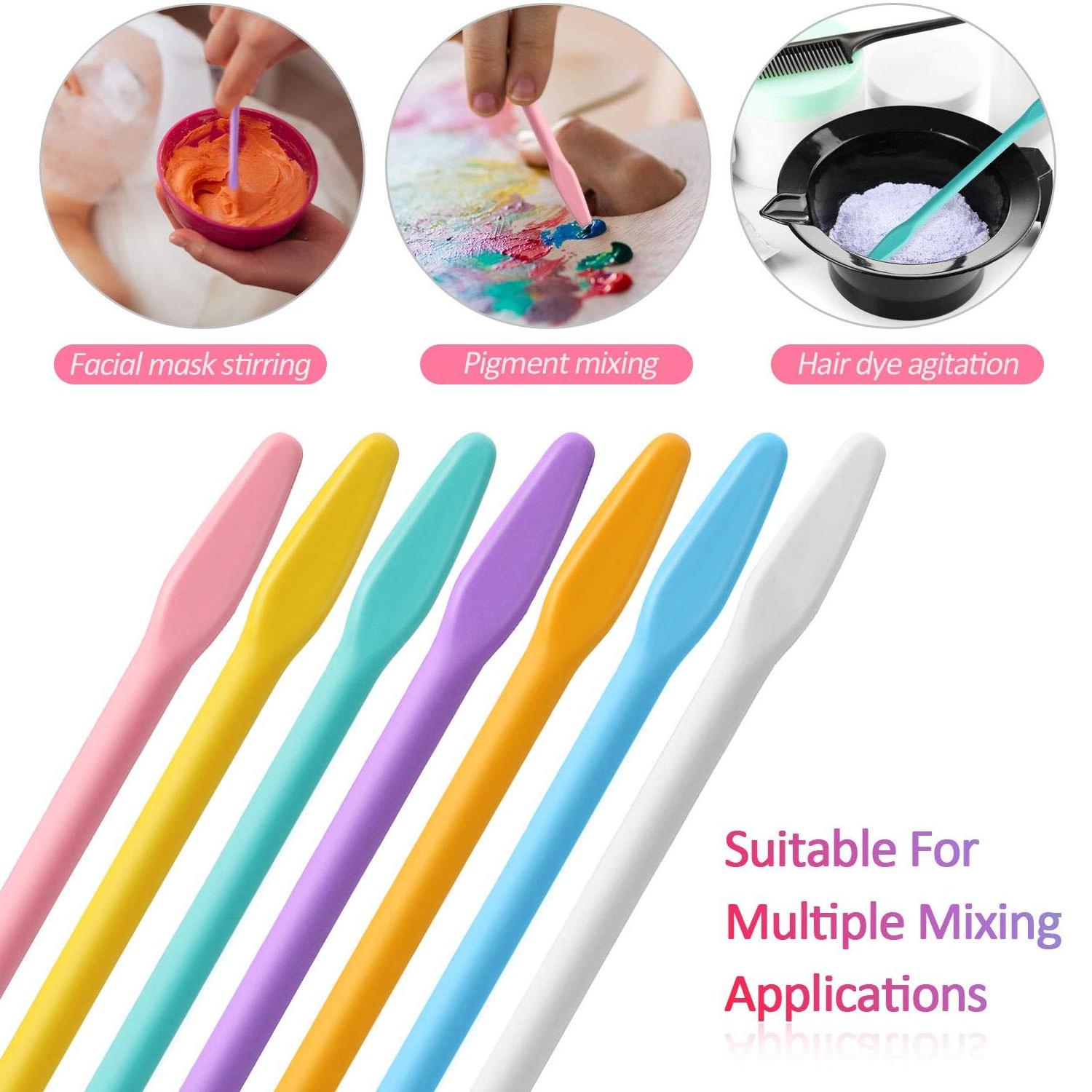 Custom Silicone Stir Stick Facial Mask Stirring Rods Mud Mask Applicator Coffee and tea tools for DIY Crafts