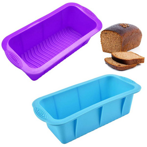 High quality Top selling Non Stick French silicone bread pan Loaf Pan Bread Crisping Tray Muffin Trays for Cakes