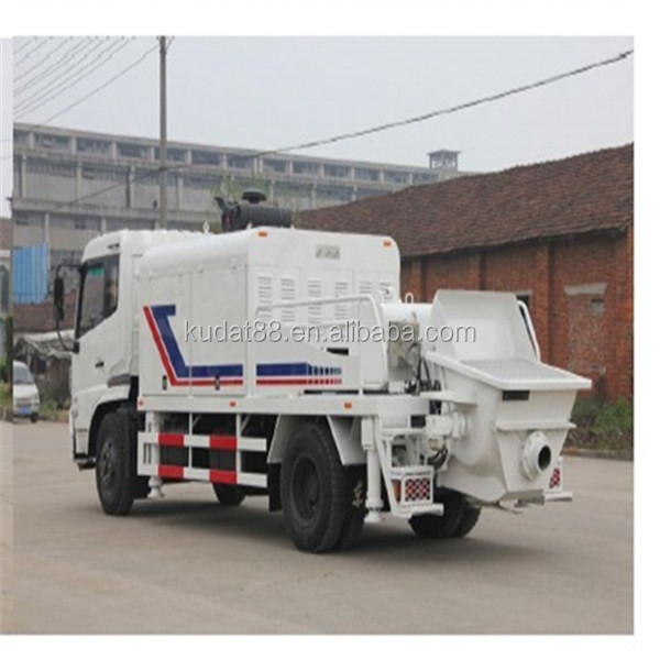 truck mounted concrete line pump(110m3/h diesel concrete pump,Dongfeng chassis concrete pump truck)