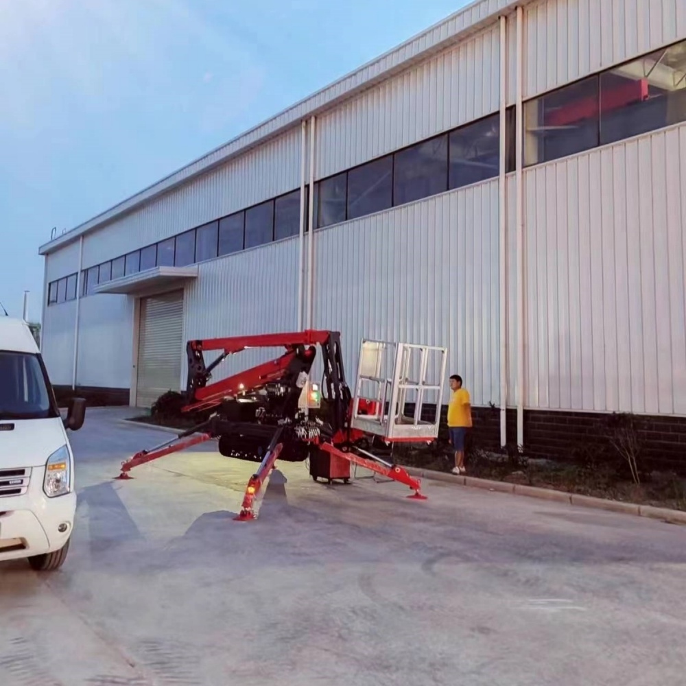 Chinese small light cherry picker 12m, 15m,18m