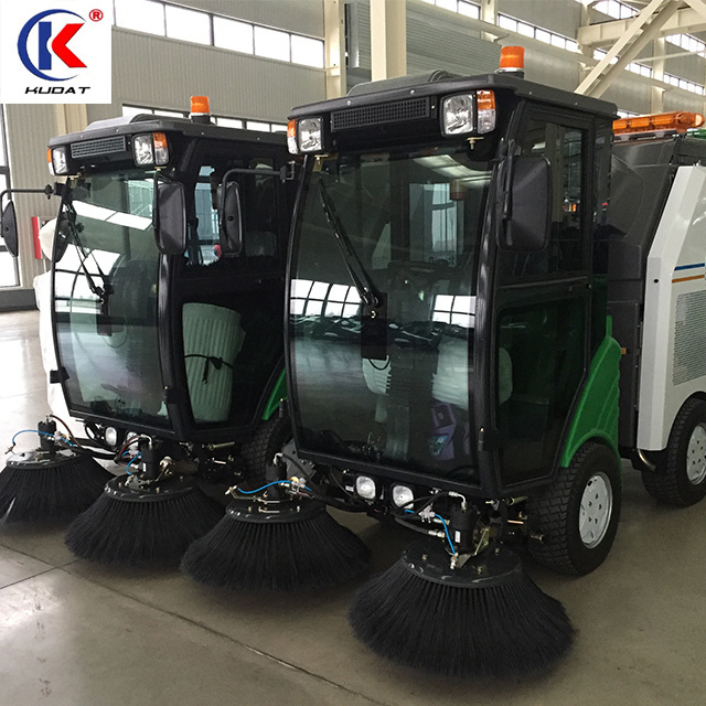 Ride-on Diesel compact Road Sweeper