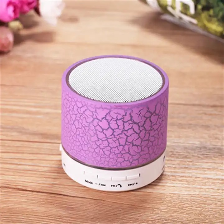 2024 Trending Portable BT Speaker Colorful LED Light Lamp Wireless Speaker