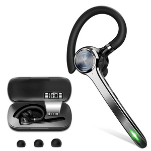 HandsFree Wireless Business Office Bluetooth Headset for Driver Headphones for working Calling Earphones Single Wireless Headset