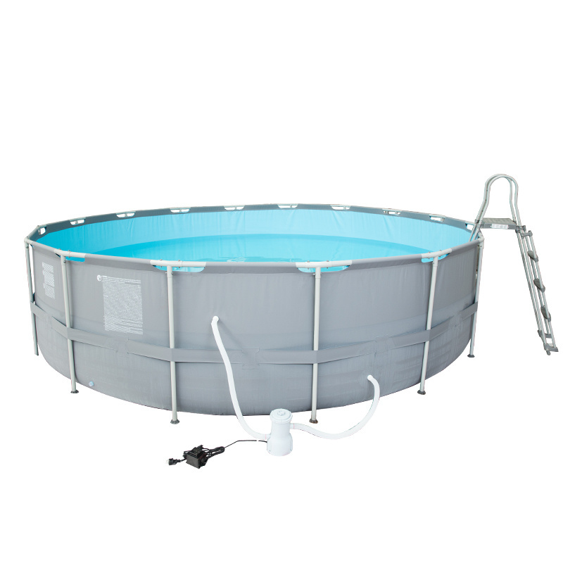 1.22M deep portable above ground swimming pool metal frame pool