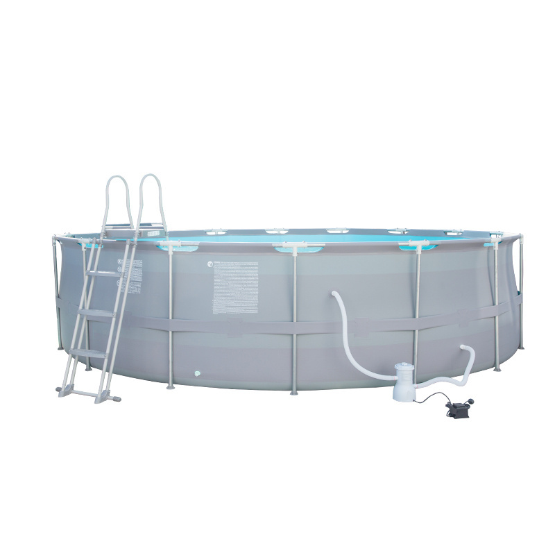 1.22M deep portable above ground swimming pool metal frame pool