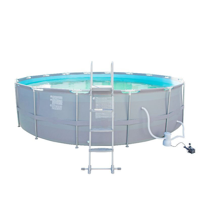 1.22M deep portable above ground swimming pool metal frame pool