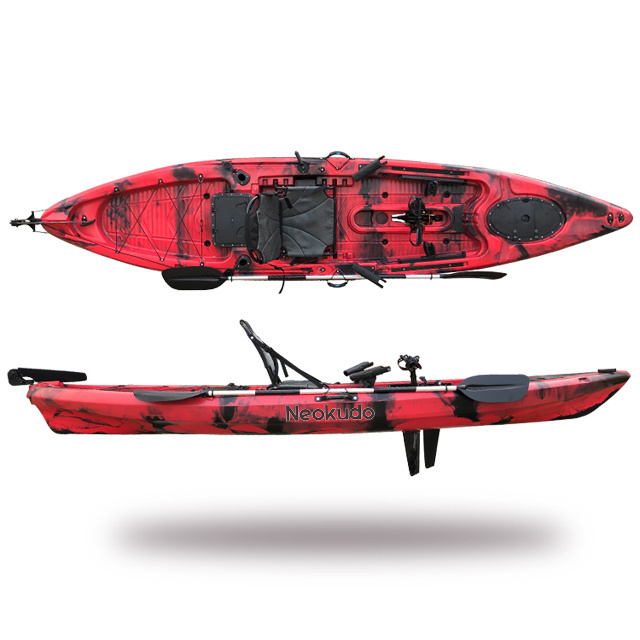 Popular design Pedal kayak fishing kayak for adults single seat sit on top kayak with pedal system