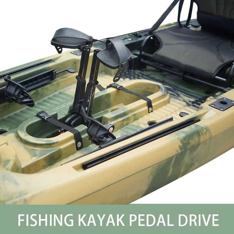 Popular design Pedal kayak fishing kayak for adults single seat sit on top kayak with pedal system