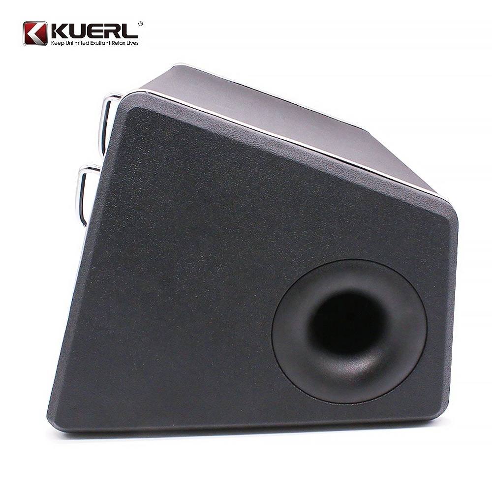 Kuer new model car audio subwoofer heavy bass big power 12V active car subwoofer 10 inch with tweeter