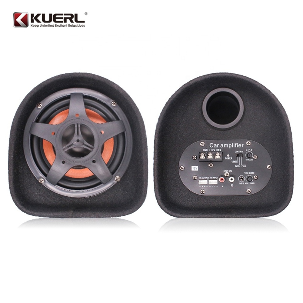 Competitive price car audio tunnel subwoofer with amplifier 6 inch car bass tube subwoofer