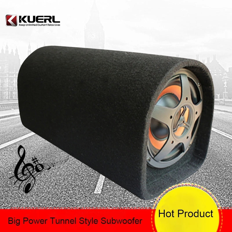 6/8/10 inch big power speaker subwoofer refit tunnal-style car audio subwoofer system