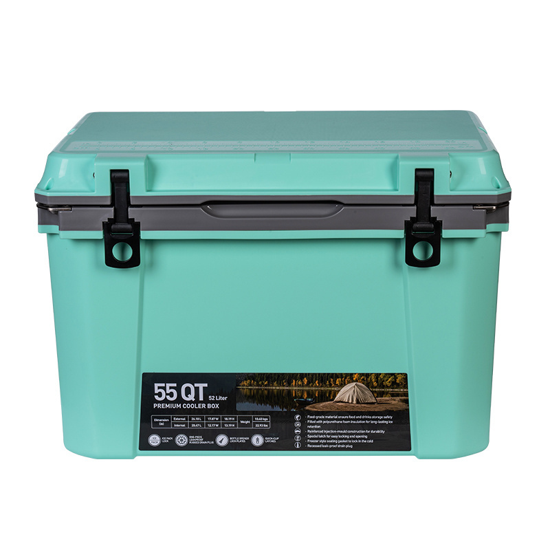 55l kuer Cooler Box Large Capacity Insulation Ice Cooler Box Injection Coolers