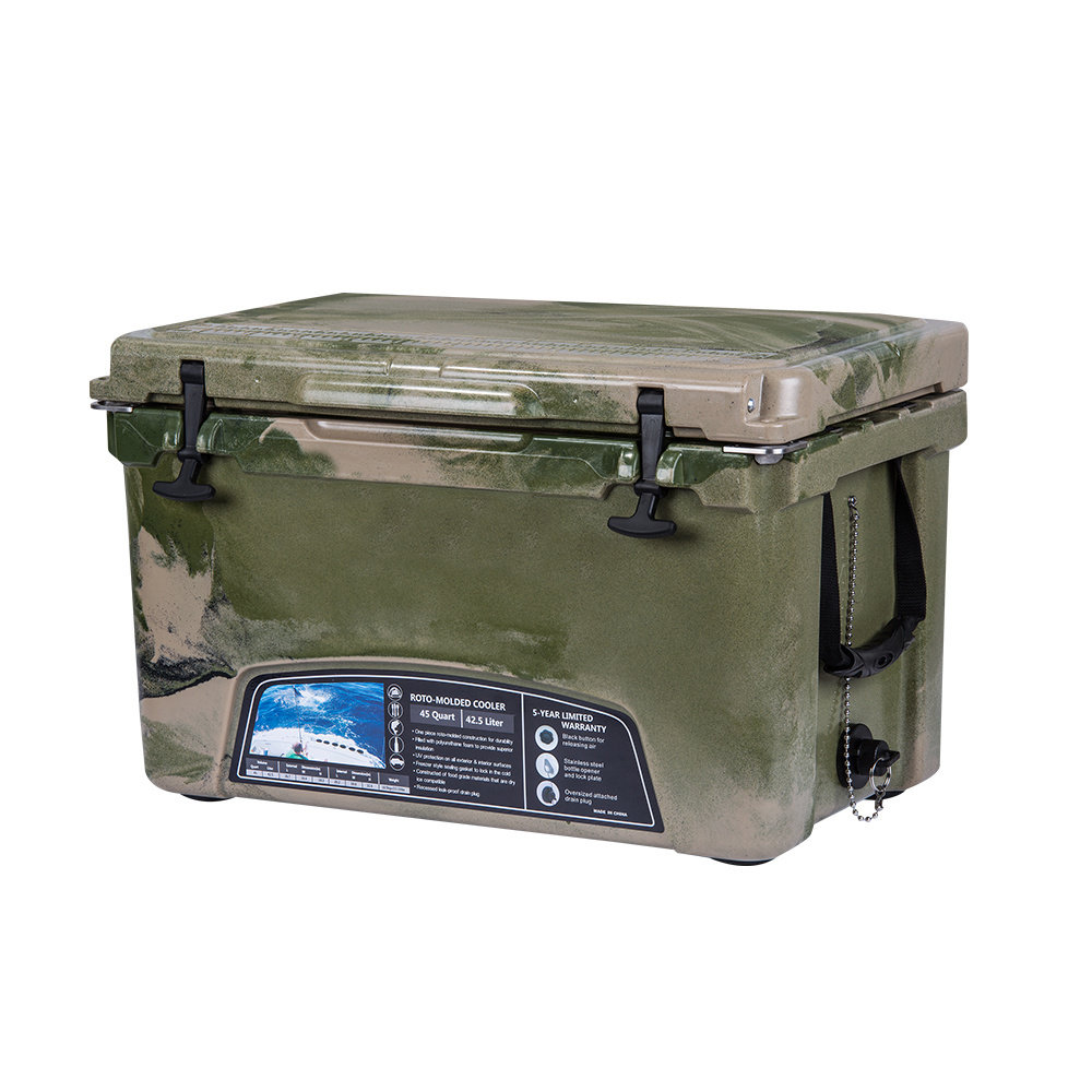 KUER beer LLDPE rotomolded ice chest cooler box for outdoor fishing drinks