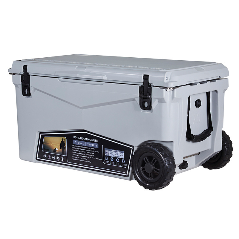 ice chest cooler with wheels for corona plastic cooler box with aluminum handle