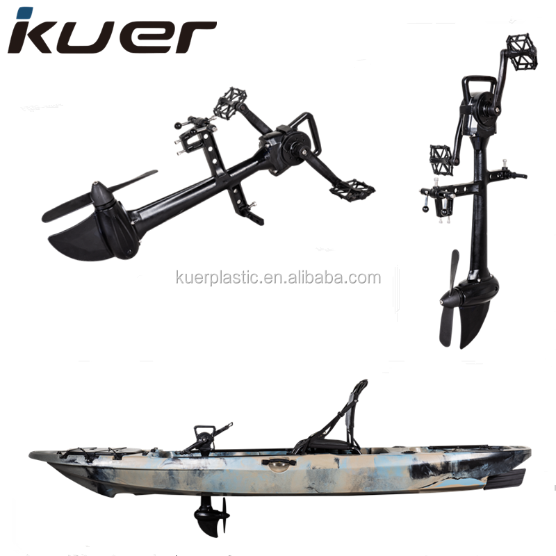 Kuer patent sit on top kayak fishing with pedal