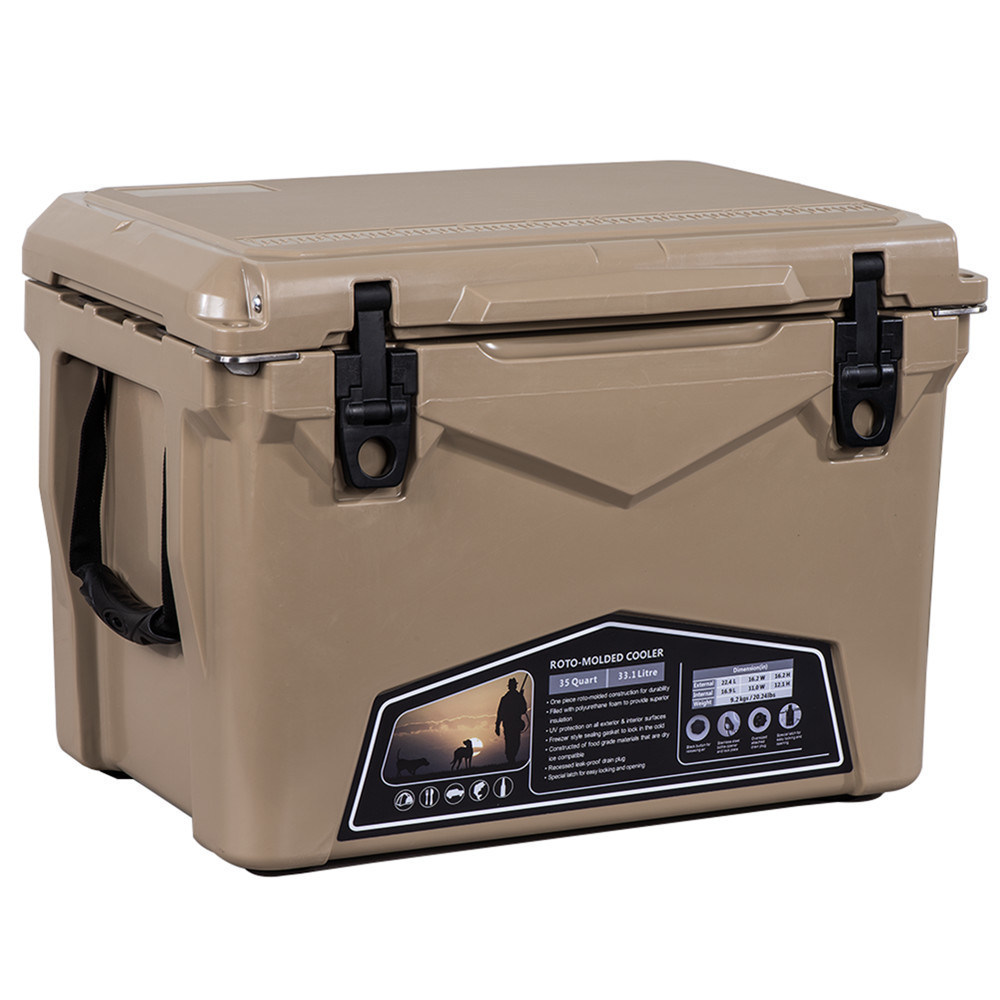 Hot sale wholesale fishing ice chest insulated yety cooler box custom beer chilly bin