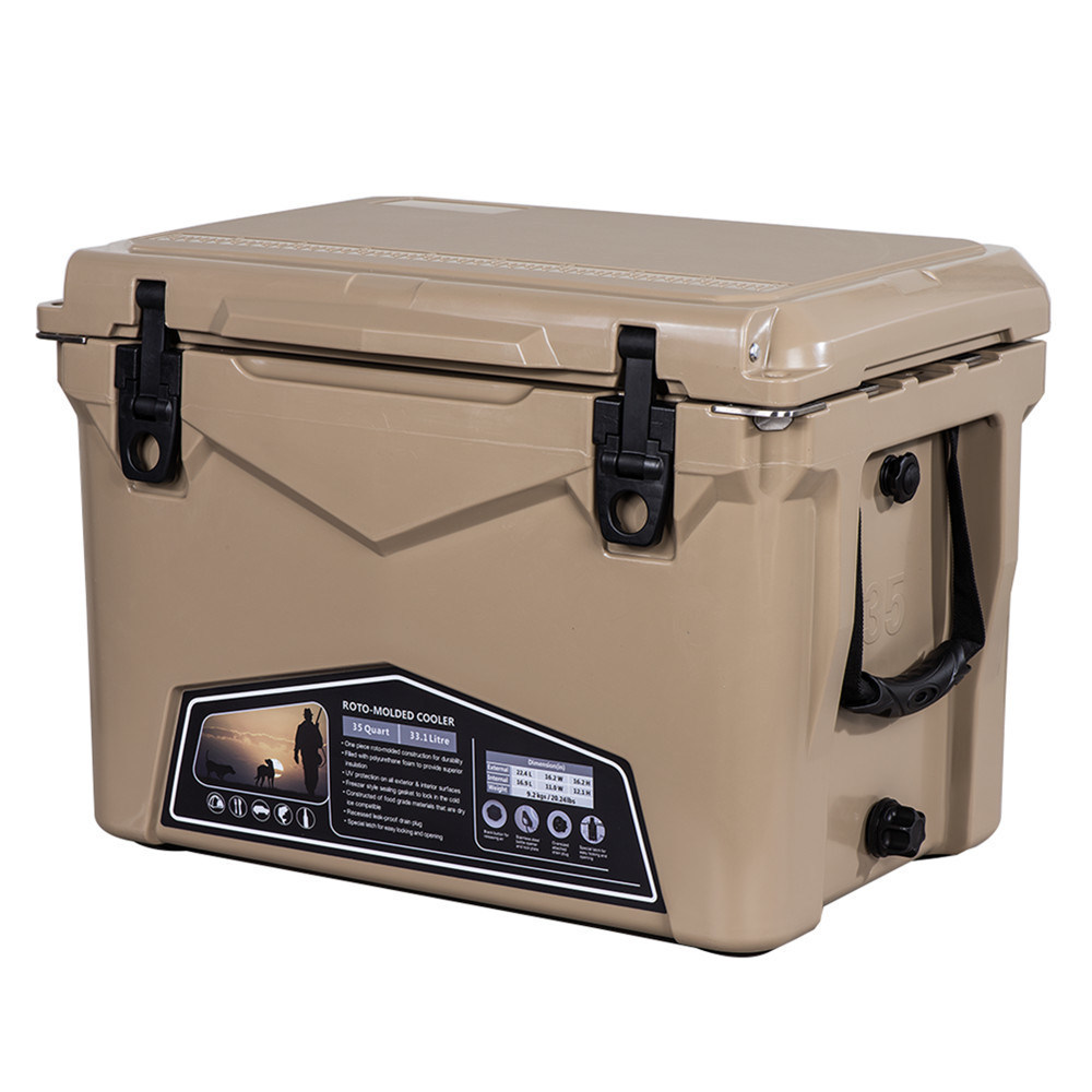 Hot sale wholesale fishing ice chest insulated yety cooler box custom beer chilly bin