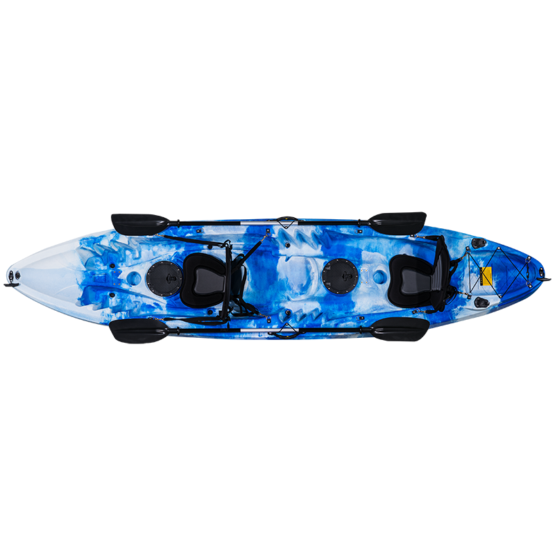 2 person kayak  Caiaque De Pesca, High Seat SIT ON TOP TANDEM Canoe Kayak, Kajak 2 PERSON FISHING KAYAK