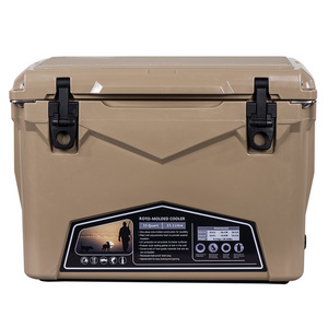 Hot sale wholesale fishing ice chest insulated yety cooler box custom beer chilly bin