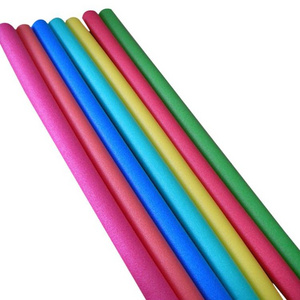 Wholesale Hollow Swim Noodle For Beach Surf Swimming Float Stick 6.5x150cm Solid Core Red Blue Yellow Epe Foam Pool Noodles