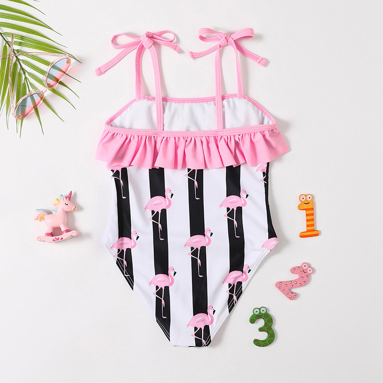 2023 Kids Cute Bikinis Swim Wear Beachwear Children 12 Years Old One Piece Bathing Swimming Suit Young Girls Bikini Swimwear