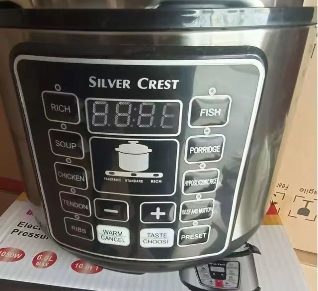 high quality multicooker electric pressure cooker for home use silver crest pressure cooker 6l stainless steel rice cooker