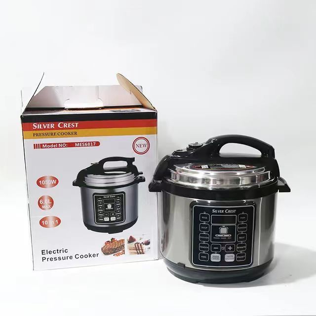 high quality multicooker electric pressure cooker for home use silver crest pressure cooker 6l stainless steel rice cooker