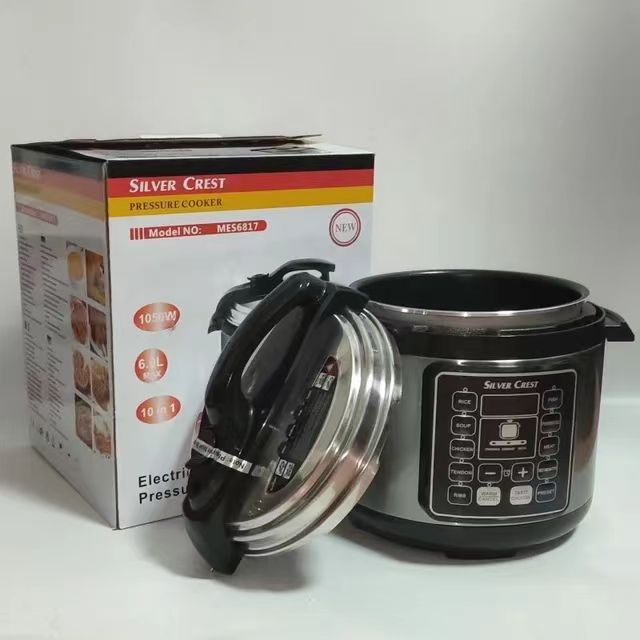 high quality multicooker electric pressure cooker for home use silver crest pressure cooker 6l stainless steel rice cooker