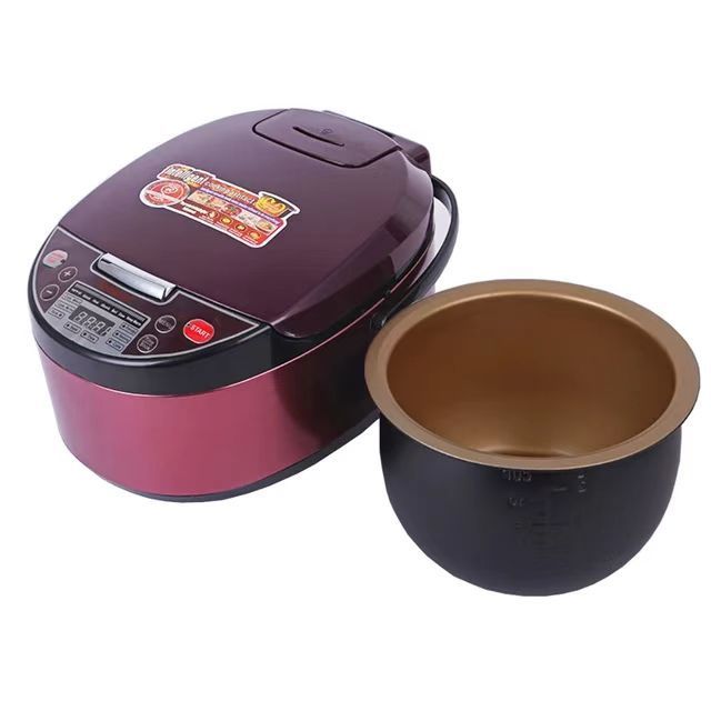 red multipurpose rice cooker digital big size smart large rice cooker electric 5L