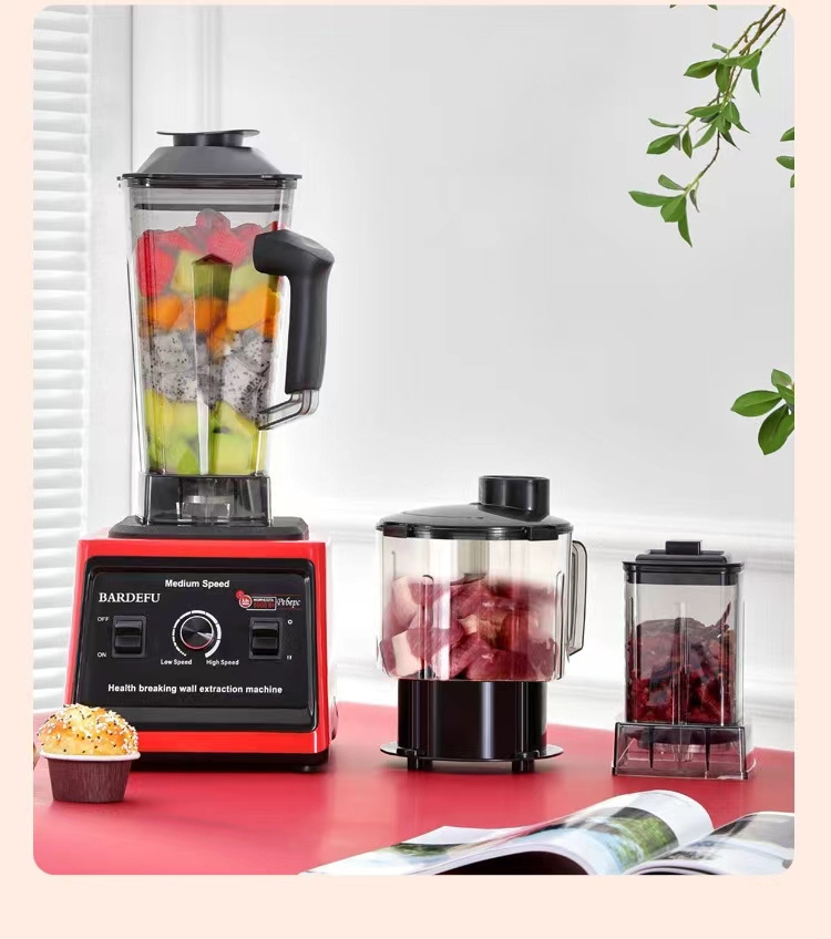 2024 NEW STYLE Commercial Electric Mixer Blender Machine 2.5L 3L silver crest 3 in 1 blender smoothie baby food blender 9500W