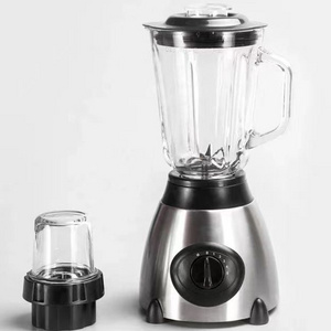 Wholesale kitchen wet and dry stainless steel blender for smoothies 1.5L Glass Jar Blender