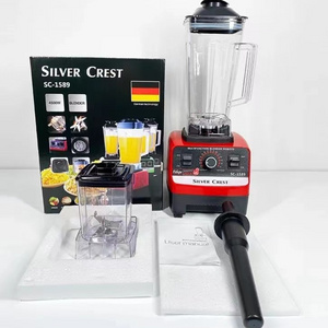 Heavy Duty High Speed Power 3000w/4500w blender Silver Crest 2 Jar Blender For Home And Restaurant Use