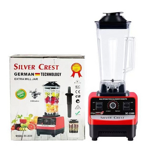 BH-0095 Moulinex 5500 watts double jar multifunctional food processor chopper mixer commercial heavy duty silver crest blender