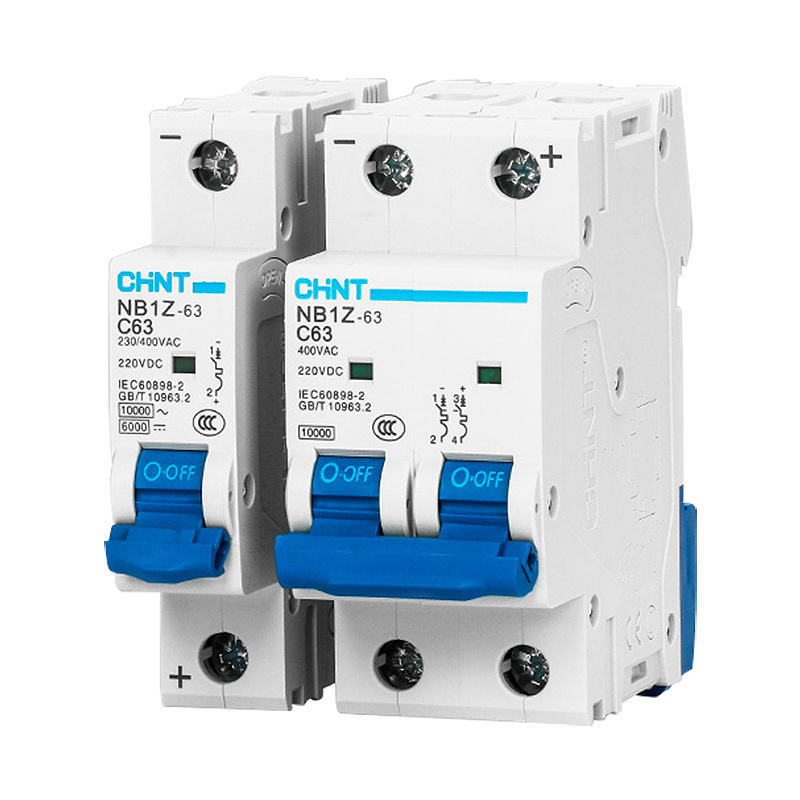 CHINT NB1Z-63 circuit breaker AC and DC household small air switch isolating switch 220v waterproof 1P/2P C Type